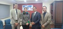 Working meeting with the Advisor for Foreign Relations of the Minister of Health & Population of Egypt