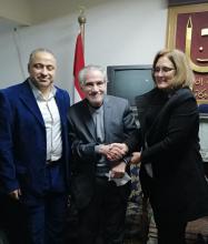Fraternal meeting at the Egyptian Association of Cartoonist