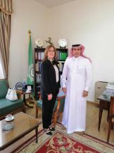 Courtesy meeting with the Assistant Secretary General of the Arab League and Head of the International Affairs Sector