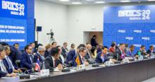 Discurso del Ministro de Relaciones Exteriores de Cuba, Bruno Rodríguez Parrilla, en la Reunión de Ministros de Relaciones Exteriores del BRICS Discurso del Ministro de Relaciones Exteriores de Cuba, Bruno Rodríguez Parrilla, en la Reunión de Ministros de Relaciones Exteriores del BRICS