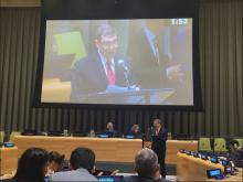 Discurso pronunciado por el ministro de Relaciones Exteriores de la República de Cuba, Bruno Rodríguez Parrilla, en Evento de Alto Nivel sobre las "Amenazas existenciales de la elevación del nivel del mar”. Nueva York, 25 de septiembre de 2024.