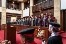 Asiste Embajador de Cuba a la Asamblea ceremonial de la Comunidad académica de la Universidad de Comenius.