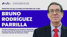 Preside Canciller cubano delegación al Segmento de Alto Nivel del 79 período de sesiones de la Asamblea General de la ONU