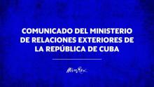 Convoca el MINREX al Encargado de Negocios de Estados Unidos en protesta por su conducta irrespetuosa