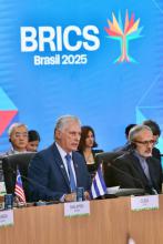 Intervención de Miguel Mario Díaz-Canel Bermúdez, Primer Secretario del Comité Central del Partido Comunista de Cuba y Presidente de la República, en la XVII Cumbre de los BRICS, en Río de Janeiro, Brasil, el 6 de julio de 2025, “Año 67 de la Revolución”.