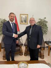 Recibe Embajador cubano al Presidente de la oficina gubernamental de los eslovacos en el extranjero.
