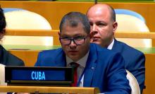Cuba acusa a Estados Unidos de "mentiras patológicas" para justificar el bloqueo en la ONU.