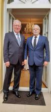 Encuentro del Embajador cubano con el Embajador de Rusia.