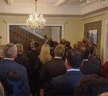 Embajador de Cuba asiste a recepción en la Embajada de Rusia en ocasión de su fiesta nacional