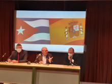 Sostiene el Embajador y Encargado de Negocios a.i cubano en España emotivo encuentro con Asociaciones y cubanos residentes en la jurisdicción madrileña