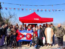 Agrupación Solidaria con Cuba "El Cerro" y fuerzas políticas en Sant Boi ratifican su compromiso con la Revolución cubana