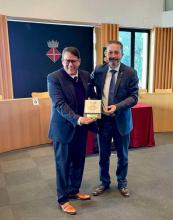 Alcalde de Blanes recibe al Cónsul General de Cuba en Barcelona