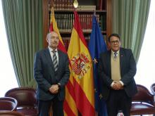 Se sostienen en Zaragoza provechosos encuentros con el Gobierno y la Cámara Comercio