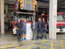 Cuba agradece acción solidaria del cuerpo de Bomberos da Barcelona