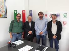 Visita la sede de la Unión General de Trabajadores de Cataluña el Cónsul General de Cuba en Barcelona