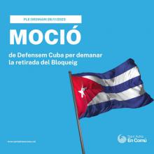 Aprueban moción de condena al bloqueo estadounidense contra Cuba en Sant Adrià de Besòs, Barcelona Aprueban moción de condena al bloqueo estadounidense contra Cuba en Sant Adrià de Besòs, Barcelona