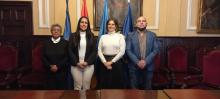 Cónsul General de Cuba visita Ayuntamiento de Oviedo