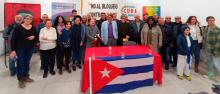 Miembros de la Agrupación Solidaria con Cuba “Amistad: Cuba – Badalona” ratificaron su amor a la Isla y apoyo a la Revolución cubana