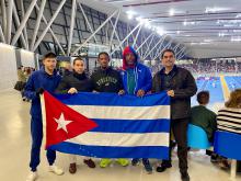 Participan atletas cubanos en el Mitin de Pista Cubierta de Cataluña