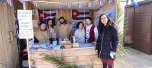 Puesto de Cuba presente en la Arribada de Baiona