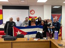 Visita Cónsul General de Cuba sede del Partido Comunista de Asturias