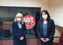 Consul General de Cuba en Sevilla sostiene encuentro con Secretaria General de la Unión General de Trabajadores de Andalucía