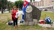Cubanos residentes en Asturias participan en celebración del 26 de julio
