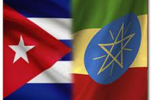 Cubans and Ethiopians celebrated the anniversary of the Revolution 