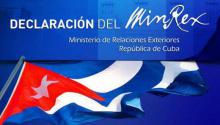 Declaración del MINREX