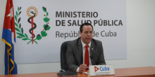 Ministro de Salud Pública de Cuba, Dr. José Ángel Portal Miranda