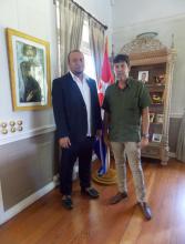 Encuentro del Embajador de Cuba en Fiji con su homólogo de Islas Salomón