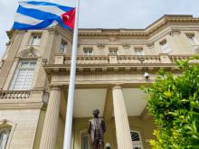Embassy of Cuba in Washington DC, USA.