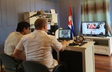 Cuba and the Pacific Islands States exchange experiences in the fight against COVID-19
