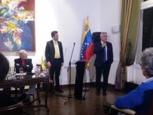 Embajador de Cuba en Francia reitera solidaridad y apoyo a la Revolución bolivariana de Venezuela, en conmemoración del bicentenario del discurso de Angostura.