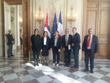 Sostuvieron conversaciones oficiales la Vicepresidenta de la Asamblea Nacional del Poder Popular de Cuba y la Primera Vicepresidenta de la Asamblea Nacional de Francia.