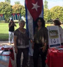 Intercambia Cónsul General de Cuba en Francia con integrantes de la delegación de cubanos que participará en evento en Bruselas