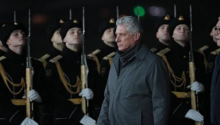 Presidente cubano arribó a Rusia en visita oficial