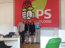 Sostiene encuentro delegación del PCC con representante de los socialistas franceses.