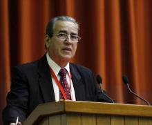 Ministro de Educación Superior de Cuba, José Ramón Saborido Loidi.