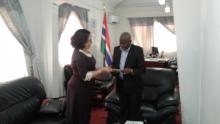 Directora de Africa Subsahariana de la cancillería cubana visita Gambia