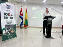 Embajadora de Cuba en Granada evoca legado de Fidel en el marco de su centenario