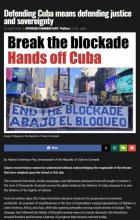 Medio granadino publica artículo de embajadora cubana sobre la defensa de la soberanía 