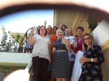 Conversatorio sobre Cuba en Club Internacional de mujeres en Atenas.