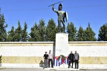 Tribute to the fighters for independence in Greece was paid 