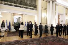 Presidenta de la República Helénica ofrece recepción para el cuerpo diplomático
