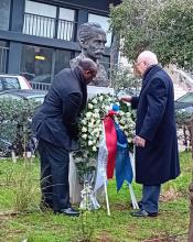 RINDEN HOMENAJE EN ATENAS AL HEROE NACIONAL DE CUBA JOSE MARTI