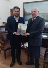 MAYOR OF CHANIA RECEIVES THE AMBASSADOR OF CUBA