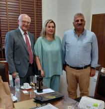 Meeting with the mayor of South Pylius in the region of Tesalia