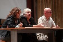 MEETING OF ALEIDA GUEVARA MARCH WITH STUDENTS AND PROFESSORS AT PANTIOS UNIVERSITY