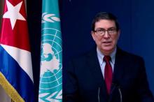 Canciller de Cuba califica de provechoso encuentro con Secretario General de la ONU
